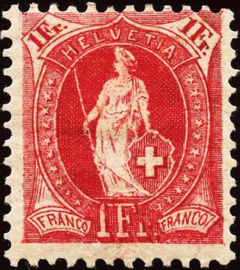 Thumb-1: 75E - 1903, weisses Papier, 14 Zähne, KZ B