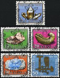 Thumb-1: B96-B100 - 1960, Minéraux et fossiles, symboles
