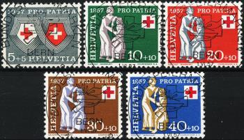 Thumb-1: B81-B85 - 1957, Wappen, Sinnbild und Barmherzigkeit