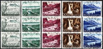 Thumb-1: B66-B70 - 1954, Salmo svizzero, laghi e corsi d'acqua