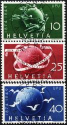 Thumb-1: 294-296 - 1949, 75 Jahre Weltpostverein