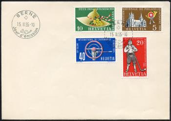 Thumb-1: 320-323 - 1955, Francobolli pubblicitari e commemorativi