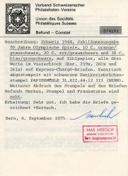 Thumb-2: 259w-261x - 1944, 50 anni del Comitato Olimpico Internazionale