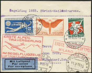Thumb-1: SF33.1b - 13.-14.2.1933, Schleppsegelflug Zürich-Milano-Arosa