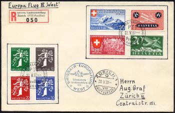 Thumb-1: SF39.5g - 22./28. Mai 1939, Volo Swissair Europa Ovest