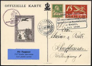 Thumb-1: SF26.3e - 1. Juli 1926, Prima Mostra Internazionale delle Vie Navigabili Interne