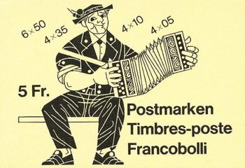 Thumb-1: SBK78b/ZNr.57 - 1985, Couleur jaune chromé, coutumes folkloriques