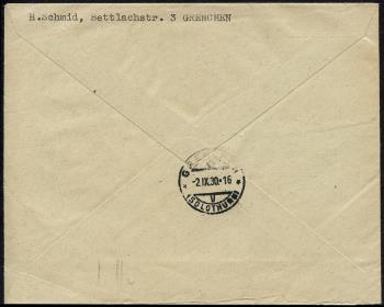 Thumb-2: SF30.5 b - 31. August 1930, Giornata aerea Vaduz-San Gallo