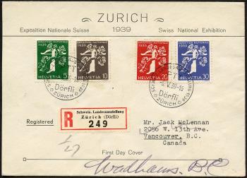 Thumb-1: 232z-235 - 1939, Mostra nazionale svizzera a Zurigo
