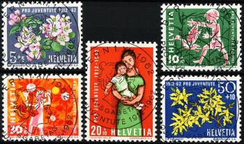 Thumb-1: J193-J197 - 1962, Pro Juventute, 50 anni di marchi Pro Juventute