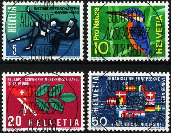 Thumb-1: 438-441 - 1965+1966, Campionati mondiali di pattinaggio di figura e francobolli pubblicitari e commemorativi