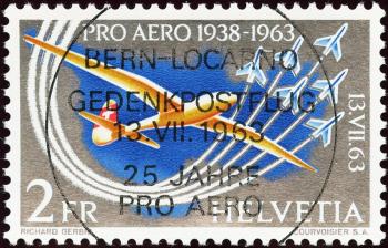 Thumb-1: F46 - 1963, Sondermarke 25 Jahre Pro Aero