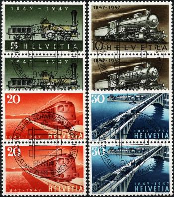 Thumb-1: 277-280 - 1947, Cento anni di ferrovie svizzere