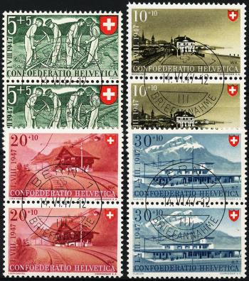 Thumb-1: B34-B37 - 1947, Lavoratori ferroviari e stazioni ferroviarie