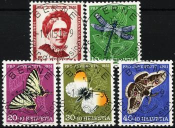 Thumb-1: J138-J142 - 1951, Portrait of J. Spyri and insect pictures