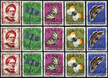 Thumb-1: J138-J142 - 1951, Ritratto di J. Spyri e immagini di insetti