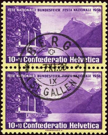Thumb-1: B1z - 1938, Tellskapelle, geriffeltes Papier