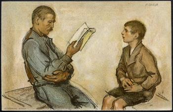Thumb-2: BK36 - 1922, Vater mit Sohn