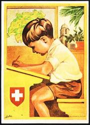 Thumb-2: BK51I - 1930, Knabe auf Schulbank