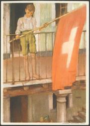 Thumb-2: BK53b - 1929, Knabe mit Fahne