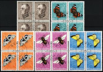 Thumb-1: J133-J137 - 1950, Ritratto di T. Sprecher von Bernegg e immagini di insetti