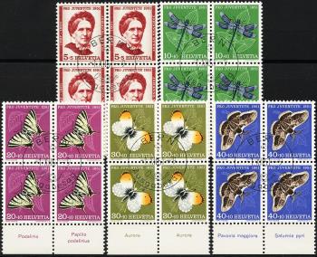 Thumb-1: J138-J142 - 1951, Portrait of J. Spyri and insect pictures