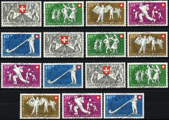 Thumb-1: B51-B55 - 1951, Zurich, 600 ans dans la Confédération suisse et jeux folkloriques