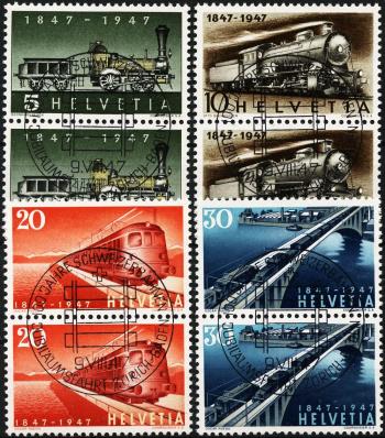 Thumb-1: 277-280 - 1947, Cento anni di ferrovie svizzere