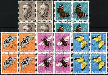 Thumb-1: J133-J137 - 1950, Portrait of T. Sprecher von Bernegg and insect pictures