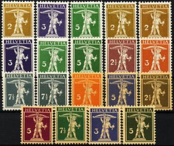 Thumb-1: 117-183 - 1909 - 1930, Tellknabe, Faserpapier