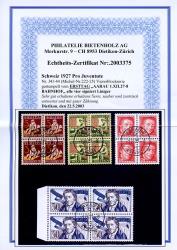 Thumb-2: J41-J44 - 1927, Timbres commémoratifs Pestalozzi
