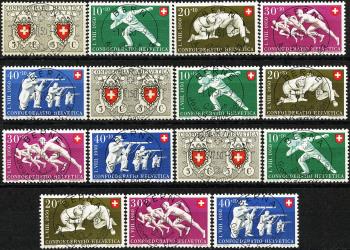 Thumb-1: B46-B50 - 1950, 100 Jahre Eidgenössische Post und Sportdarstellungen