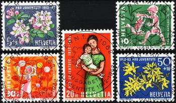 Thumb-1: J193-J197 - 1962, Pro Juventute, 50 Jahre Pro Juventute Marken