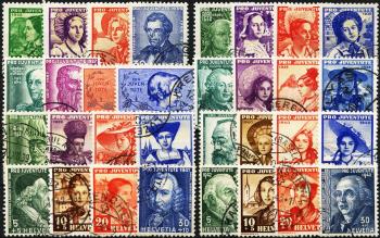 Thumb-1: J73-J104 - 1935-1942, Diverse rappresentazioni