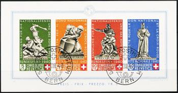 Thumb-1: B12 - 1940, Blocco celebrativo federale I