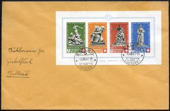 Thumb-1: B12 - 1940, Blocco celebrativo federale I