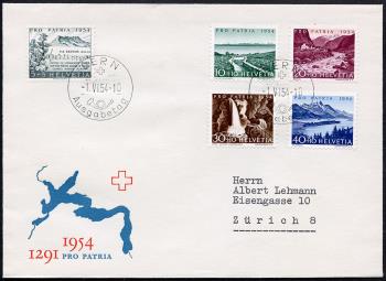 Thumb-1: B66-B70 - 1954, Salmo svizzero, laghi e corsi d'acqua