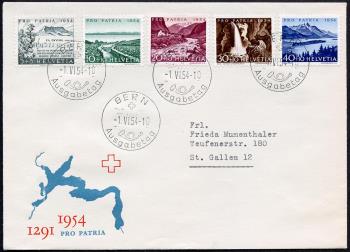 Thumb-1: B66-B70 - 1954, Salmo svizzero, laghi e corsi d'acqua