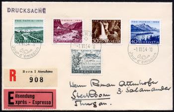 Thumb-1: B66-B70 - 1954, Schweizer Psalm, Seen und Wasserläufe