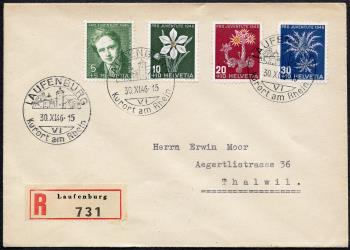 Thumb-1: J117-J120 - 1946, Bildnis R. Töpffer und Alpenblumenbilder