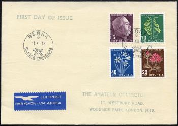 Thumb-1: J125-J128 - Bildnis General Willes und Alpenblumenbilder, 1948
