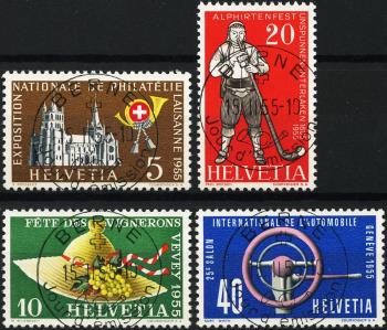 Thumb-1: 320-323 - 1955, Werbe- und Gedenkmarken