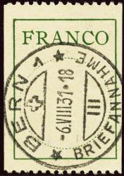 Thumb-1: FZ3 - 1927, Carattere tipografico Antiqua, cerchio 19,8 mm