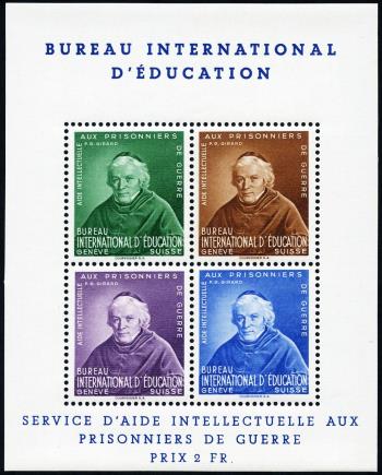 Thumb-1: BIÉIX - 1942, Vorläufer V-VIII im Block