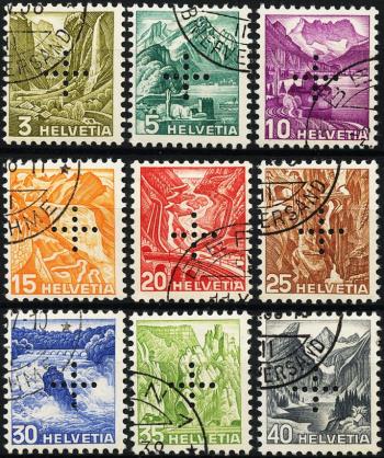 Thumb-1: BV19y-BV27y - 1936, Immagini di paesaggi, stampa a intaglio, carta liscia