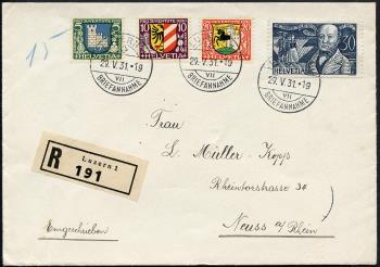Thumb-1: J53-J56 - 1930, Stemma della città e ritratto di Henri Dunant