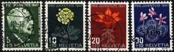 Briefmarken: J121-J124 - Serie, gestempelt