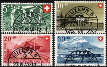 Briefmarken: B34-B37 - Serie, gestempelt