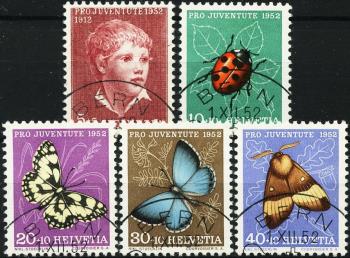 Briefmarken: J143-J147 - Serie, ET-Stempel