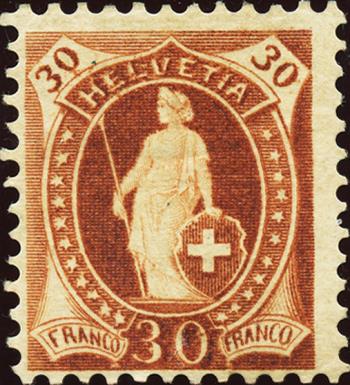 Briefmarken: 68Ea - 1901 weisses Papier, 14 Zähne, KZ B